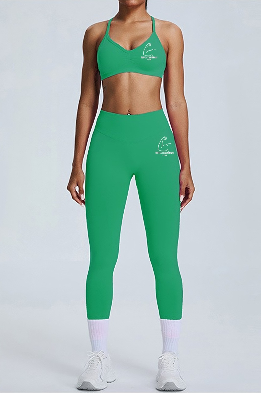 TT28 Women Gym Suit (Green)