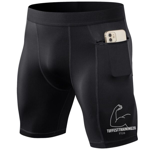 TT28 Mens Tights (Short) Plain Black