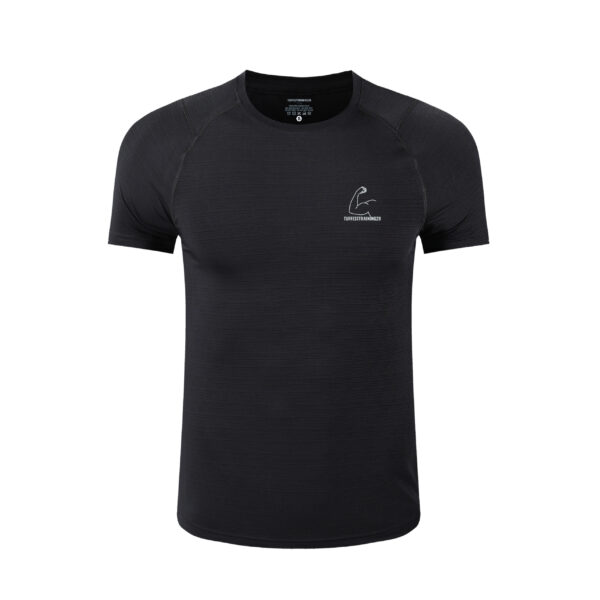 TT28 Mens Gym Workout Shirt S/S Black