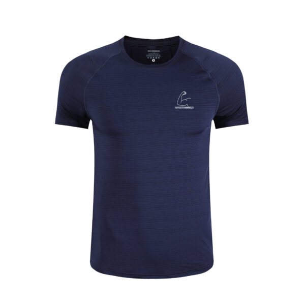 TT28 Mens Gym Workout Shirt S/S Ocean Blue