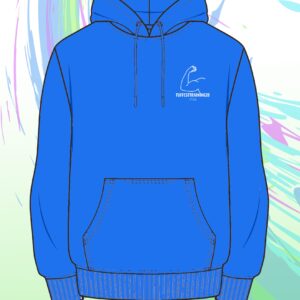 TT28 Mens Plain jumper w/ Hoodie Ocean Blue