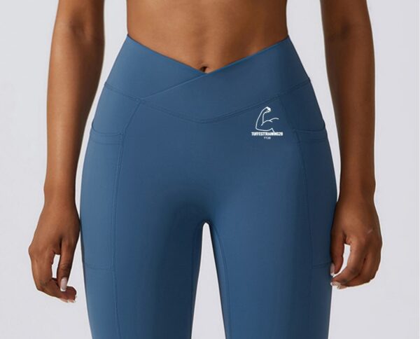 TT28 3 pc Set w/ Leggings, Sports Bra & Jacket Blue (Navy) - Image 5