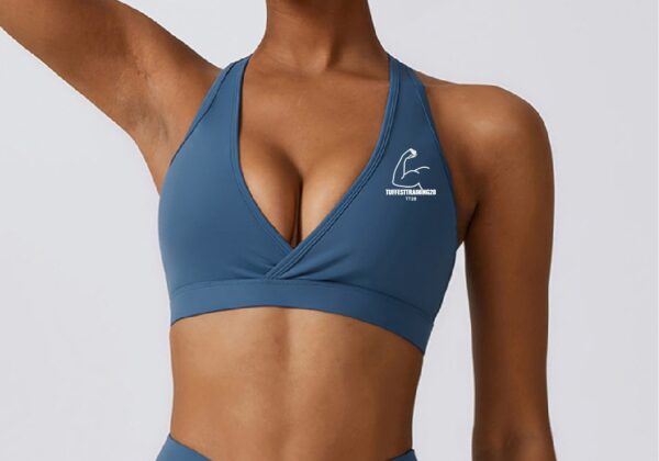 TT28 3 pc Set w/ Leggings, Sports Bra & Jacket Blue (Navy) - Image 4