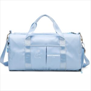 TT28  Unisex Gym Bag Light Blue