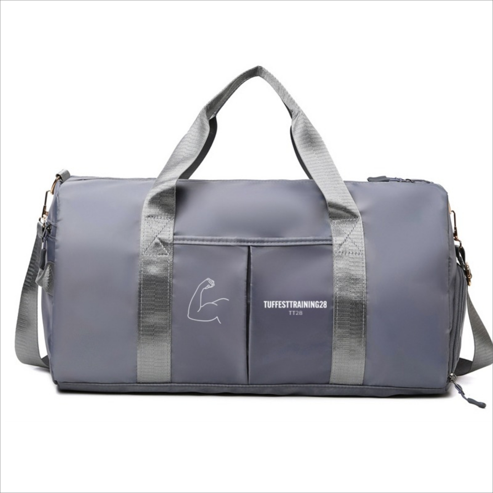 TT28  Unisex Gym Bag Grey