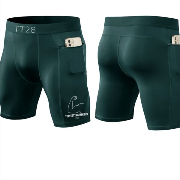 TT28 Mens Tights (Short) Dark Green