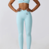 TT28 3 pc Set w/ Leggings, Sports Bra & Jacket Blue (Sky) - Image 2