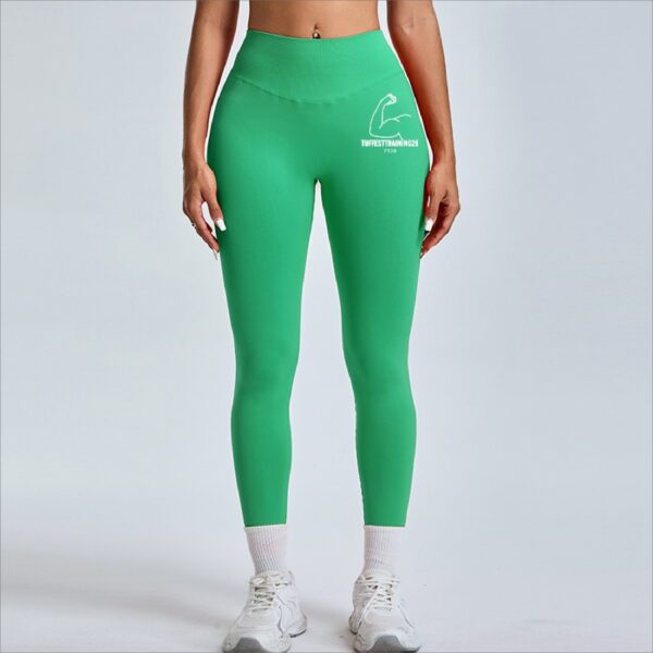 TT28 Womens 3/4 Leggings Crop Material Green