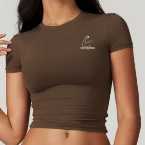 TT28 Womens Gym Training Tops Coffee