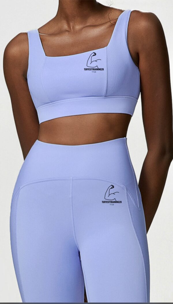 TT28 gym wear 2 piece (light purple)