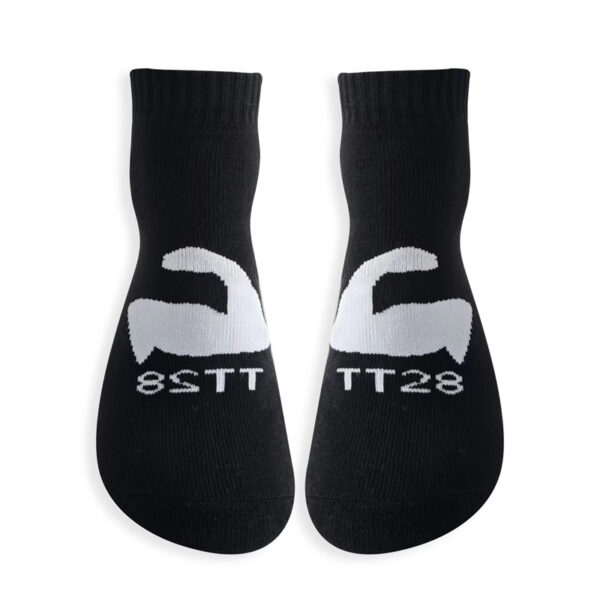 TT28 Unisex Black Socks Ankle - Image 6