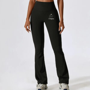 TT28 Women Flare Leggings Black