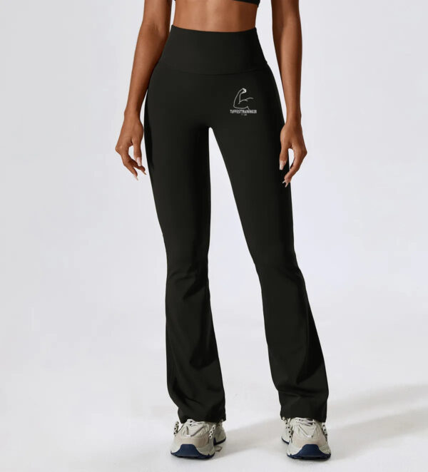 TT28 Women Flare Leggings Black