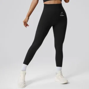 TT28 Womens 3/4 Leggings Crop Material Black