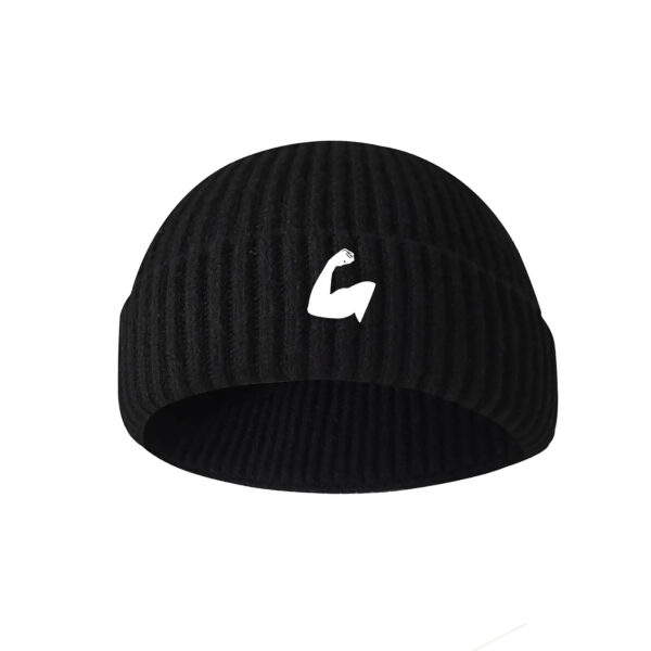 TT28 Round Logo Beanies Black - Image 2