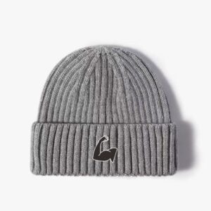 TT28 Logo Beanie Hat Grey