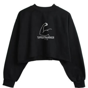 TT28 Womens Crop Jumpers Black
