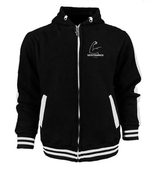 TT28 Men Jumper with Stripe (Black)