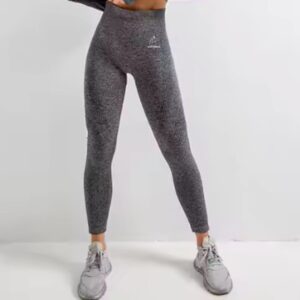 TT28 Gym Leggings Plus Size 2pc Set Greyish - XL