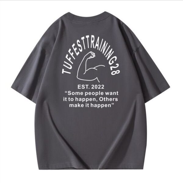 TT28 Mens T-Shirt S/S Dark Grey - Image 2
