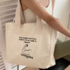 TT28 Unisex Tote Bag Creme - Image 2
