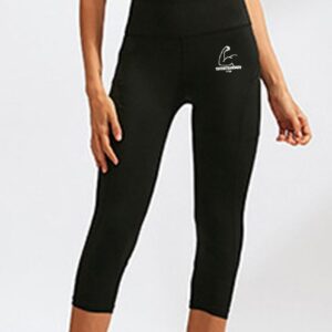 TT28 Womens 3/4 Leggings Black
