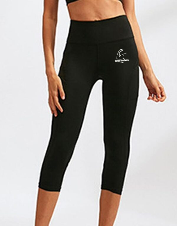 TT28 Womens 3/4 Leggings Black
